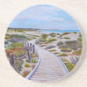 Asilomar Beach Pathway Coaster