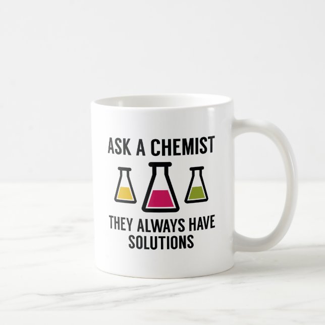 Ask A Chemist Coffee Mug (Right)