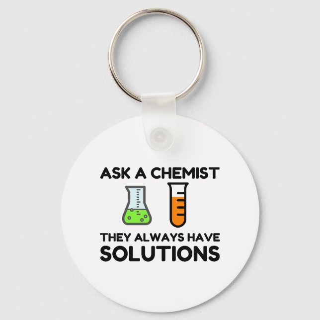 Ask A Chemist Key Ring (Front)