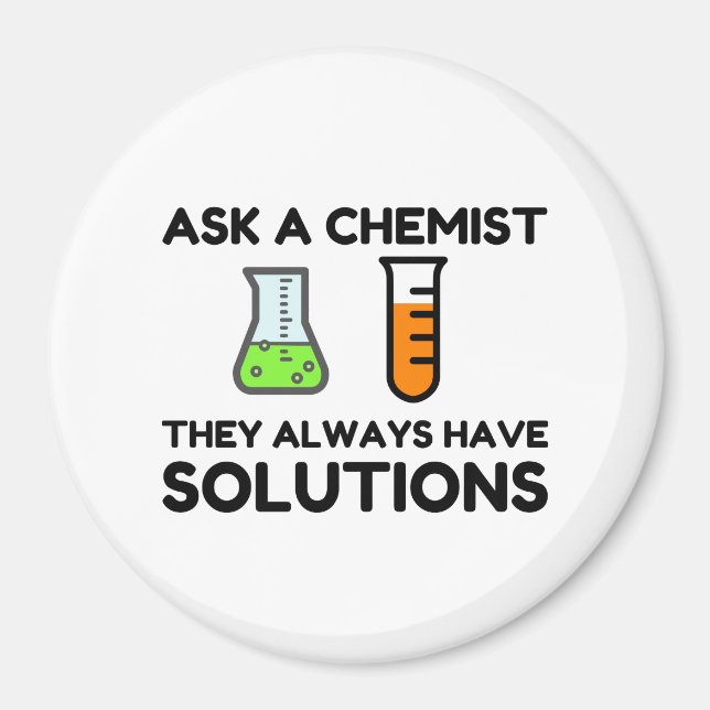 Ask A Chemist Magnet (Front)