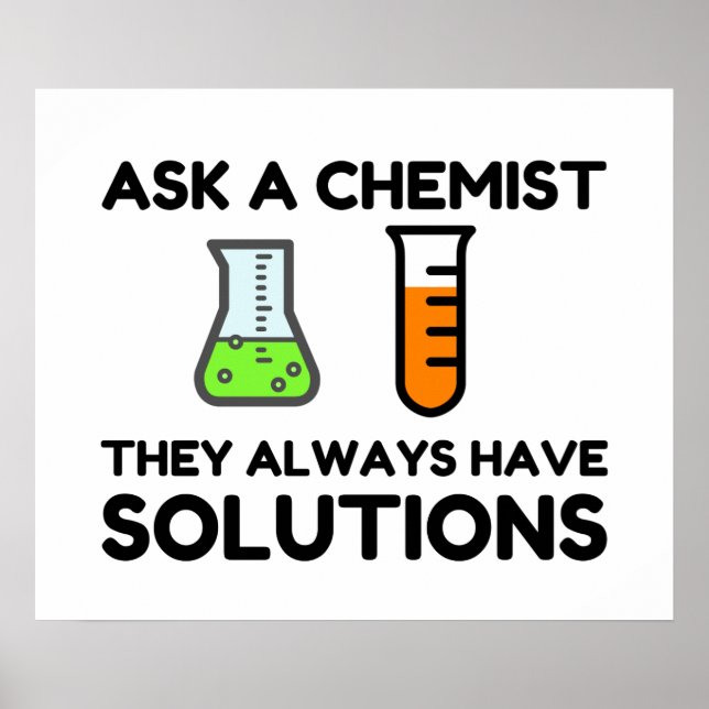 Ask A Chemist Poster (Front)