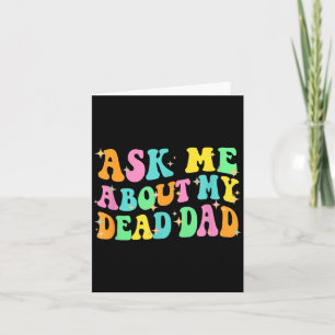 Ask About Government Agencyd Dad Humour Cringe Card
