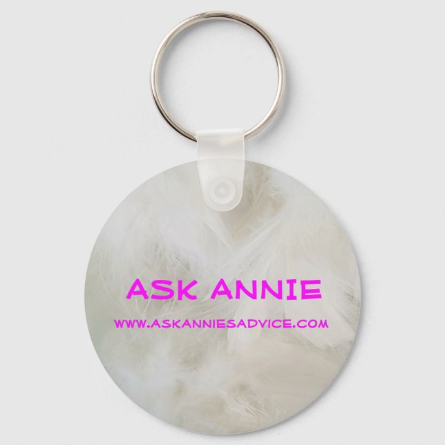 Ask Annie Keychain (Front)