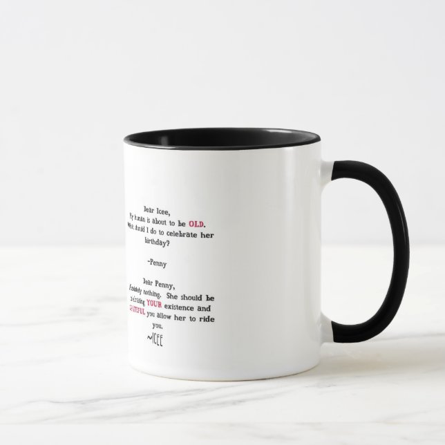 Ask Icee- The Birthday Mug! Mug (Right)