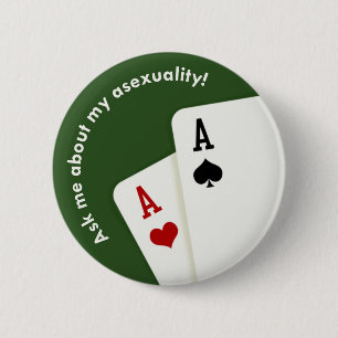 ask me 6 cm round badge