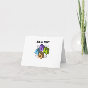 Ask me about ADHD Card