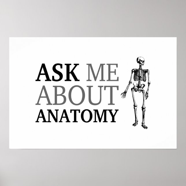 Ask me about Anatomy Poster (Front)