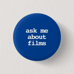 ask me about films typography Button
