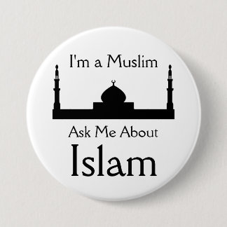 Ask Me About Islam 7.5 Cm Round Badge