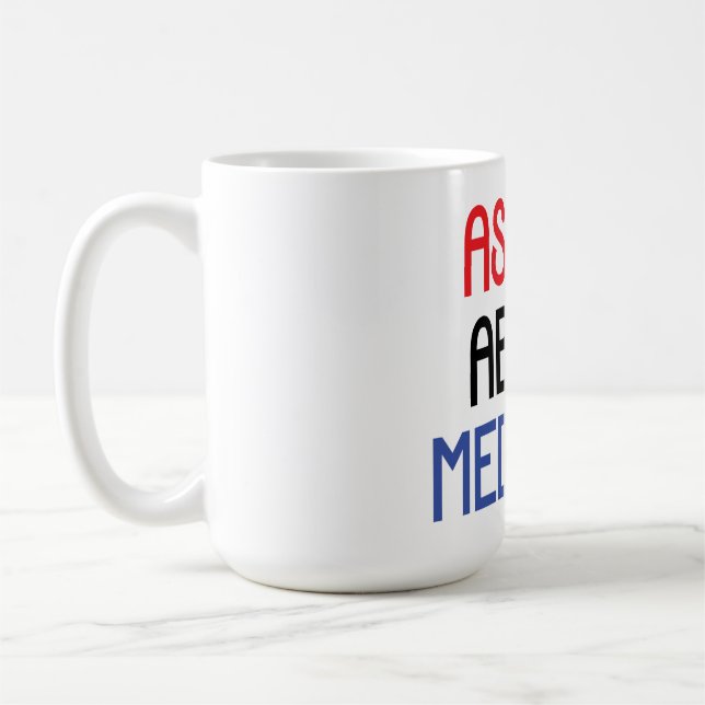 ASK ME ABOUT MEDICARE COFFEE MUG (Left)