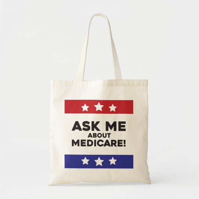 Ask Me About Medicare Tote (Front)