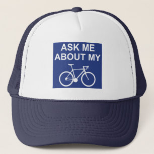 Ask Me About My Bike Trucker Hat