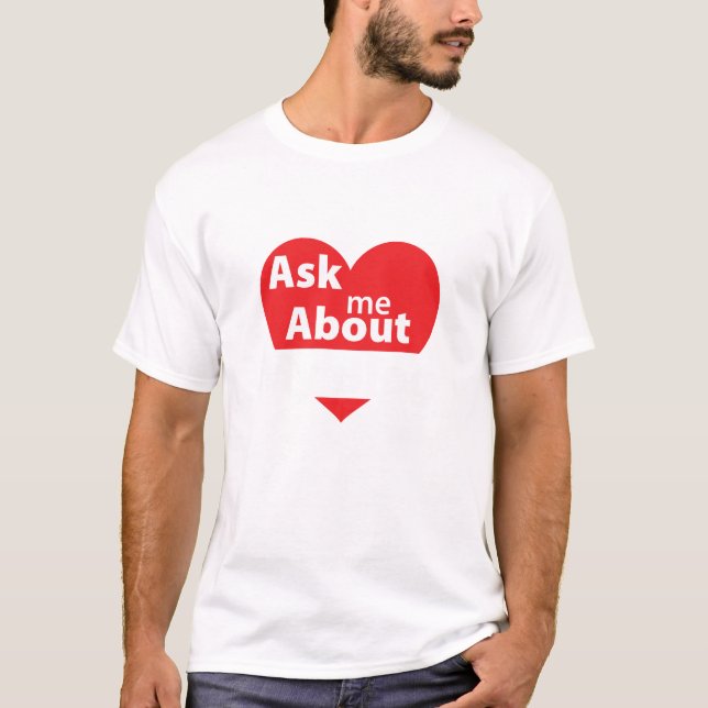 Ask Me About My Blog - Dark Shirt (Front)