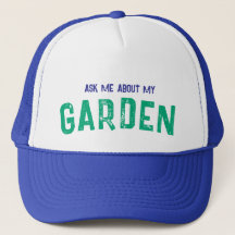 Ask me about my GARDEN Blue Hat