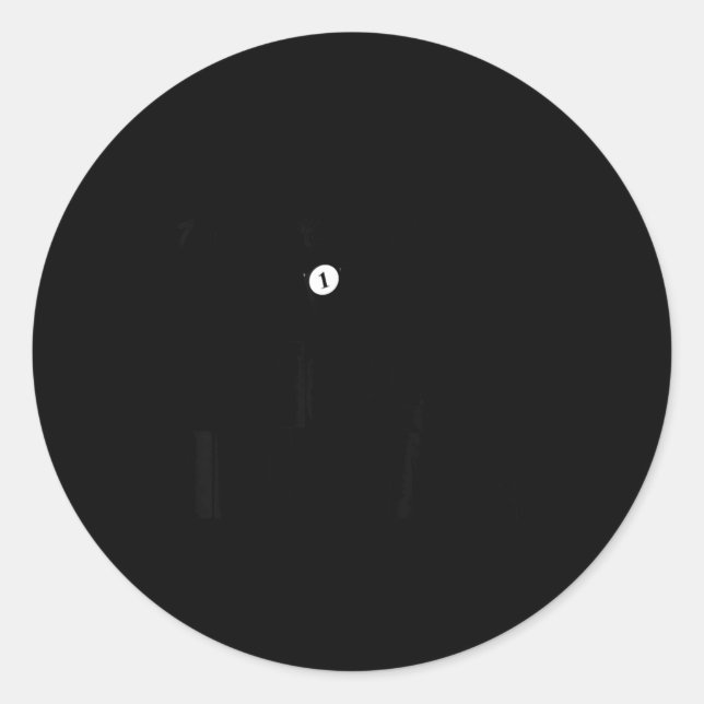 Ask Me About My Hole In One Funny Golf  Classic Round Sticker (Front)