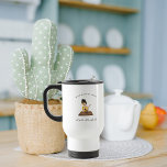 Ask Me About My Podcast | Monogram Podcaster Travel Mug<br><div class="desc">Are you a podcaster or podcast moderator? Then this quirky illustrated podcasting travel mug is perfect for you. Whether podcast professional or amateur, an audio editor, radio producer or podcast lover these designs are sure to fit your needs. Can be transferred to any product Zazzle carries. Add your custom wording...</div>