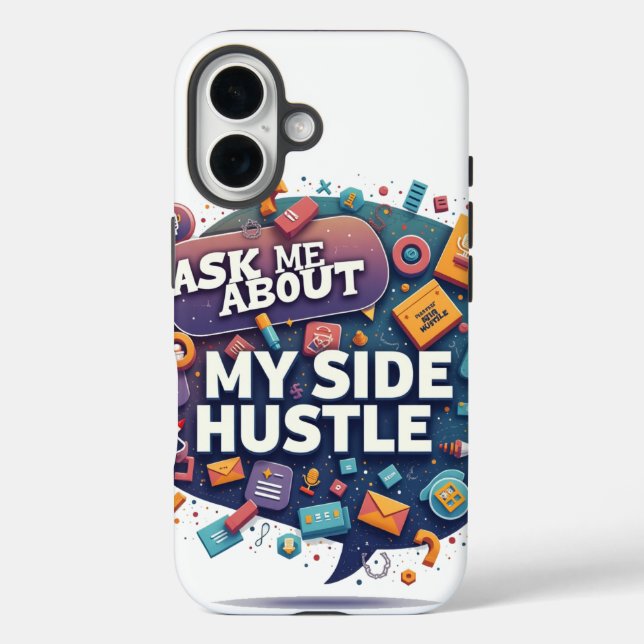 Ask Me About My Side Hustle Case-Mate iPhone Case (Back)