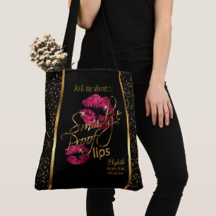 Ask me about my Smudge Proof Lips Lipsense - Pink Tote Bag