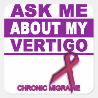 Ask Me About My Vertigo - Sticker