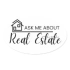 ask me about real estate Shirt Realtor Marketing