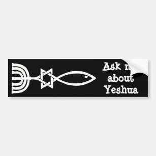 Ask me about Yeshua Bumper Sticker