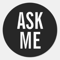 Ask Me | Black Volunteer Badge