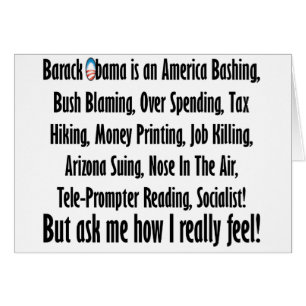 Ask me how I feel about Barack Obama!