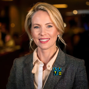 Ask Me Museum Docent Button