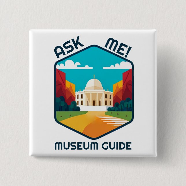 Ask Me Museum Guide Button (Front)