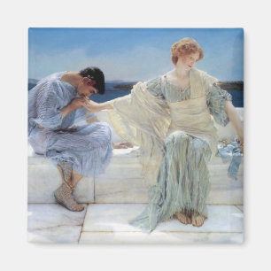 Ask Me No More by Alma Tadema, Vintage Romanticism Magnet