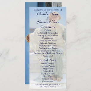Ask Me No More by Alma Tadema Wedding Program