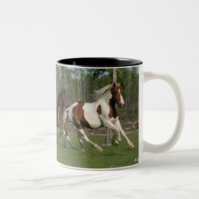 Ask me to show you poetry in motion ... Two-Tone coffee mug (Right)