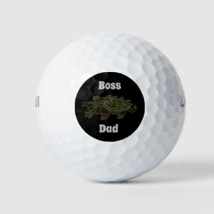 Ask the Boss Dad Alligator Snapping Turtle Golf Balls