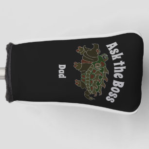 Ask the Boss Dad Alligator Snapping Turtle Golf He Head Cover
