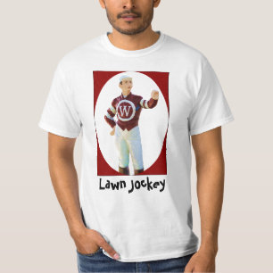 Ask the Lawn Jockey whats on his mind? T-Shirt