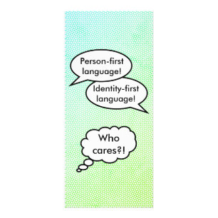 Ask the Person First Rack Card