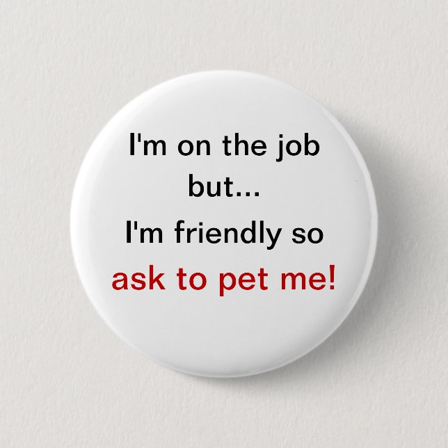 Ask to pet button (Front)