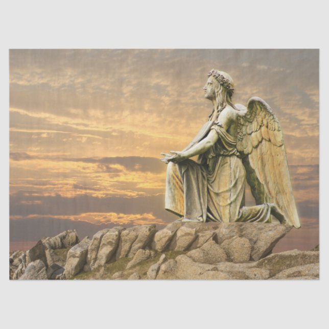 asking angel tissue paper (Front)