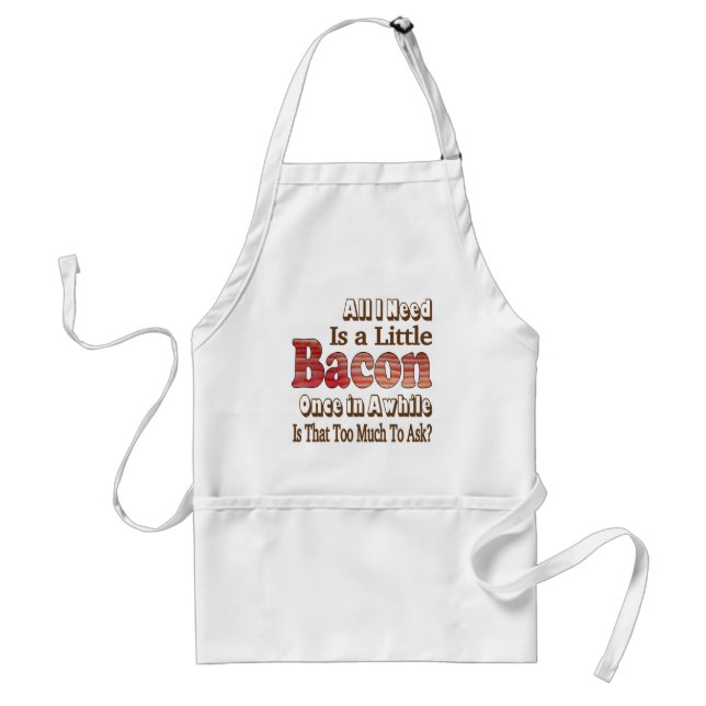Asking for Bacon Standard Apron (Front)