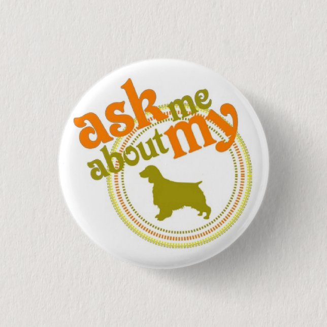 askwelsh 3 cm round badge (Front)
