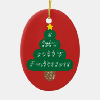 ASL - A Very Merry Christmas To You Ornament