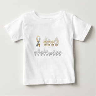 ASL American Sign Language Deaf Awareness  Baby T-Shirt