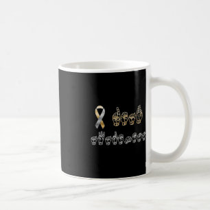 ASL American Sign Language Deaf Awareness  Coffee Mug