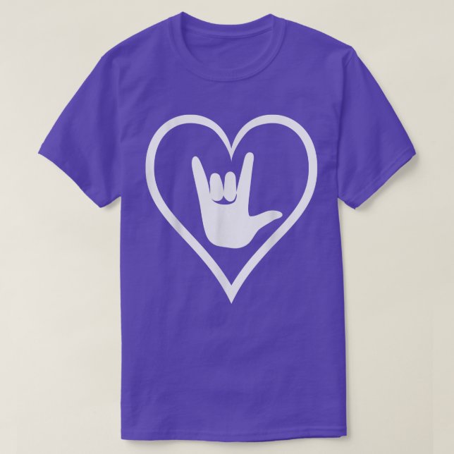 ASL  American Sign Language I love you T  New Colo T-Shirt (Design Front)