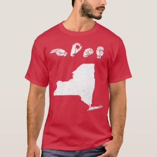 ASL American Sign Language New York Home T T-Shirt