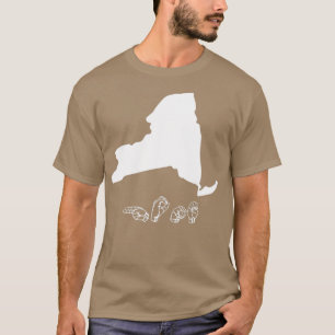 ASL American Sign Language New York T T-Shirt