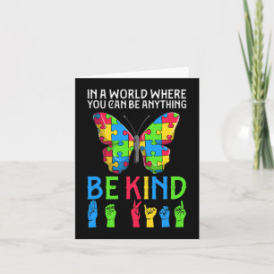 ASL Be Kind s1 ASL American Sign Language Card
