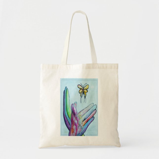 ASL Butterfly Tote Bag (Front)