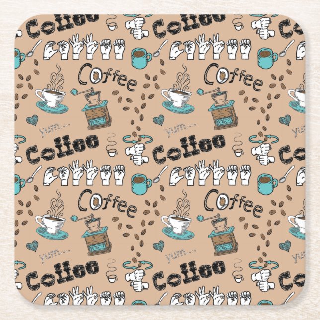 ASL Coffee Coasters (Front)