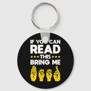 Asl Deaf Awareness Deaf Culture And Sign Language Key Ring